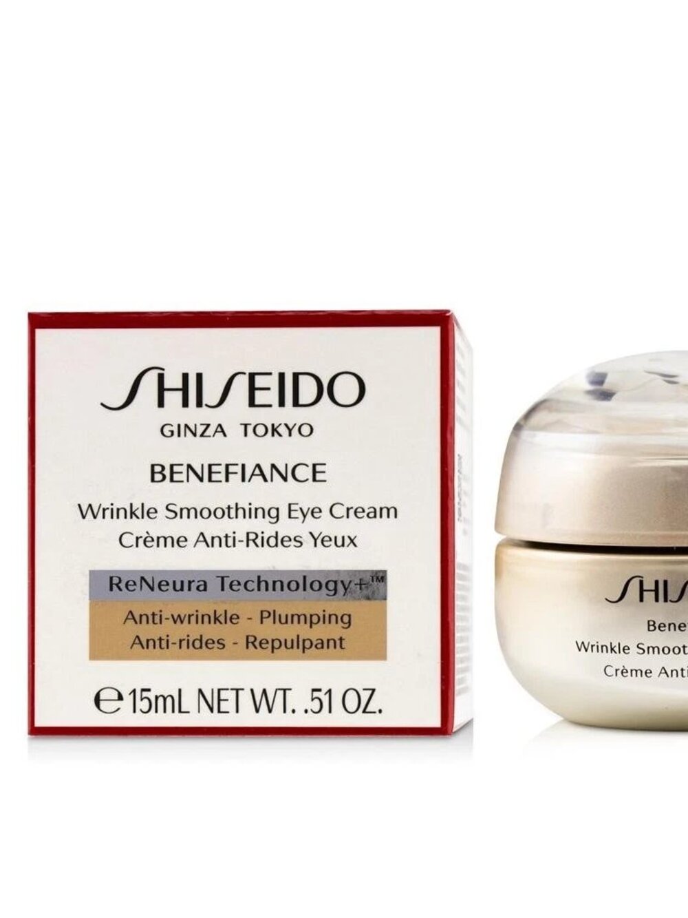 SHISEIDO Benefiance Wrinkle Smoothing Eye Cream 15mL 0.51oz Skincare